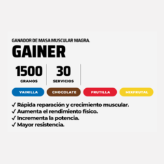 GAINER NUTREMAX 1500 GR - comprar online