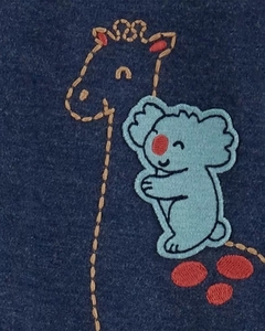 Macacão Carters em algodão com pézinho - Girafinha (Nova Coleção) - comprar online