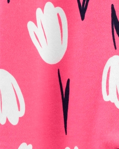 Macacão Carters em algodão com pézinho - Tulipa (Lançamento) - comprar online
