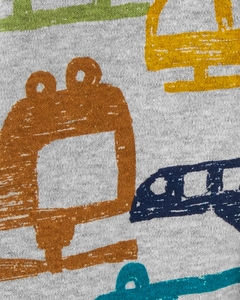 Macacão Carters em algodão com pézinho - Helicópteros (Lançamento) - comprar online