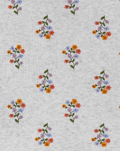 Jardineira Carters com camisetinha - Floral Lilás - Importados Lorenzo