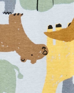 Macacão Carters em algodão com pezinho - Animais (Nova Coleção) - comprar online