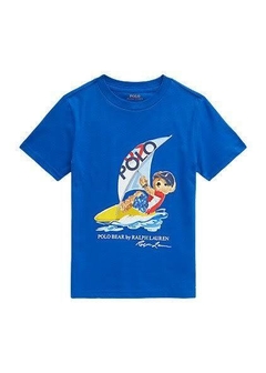 Camiseta manga curta Polo Bear by Ralph Lauren - Azul