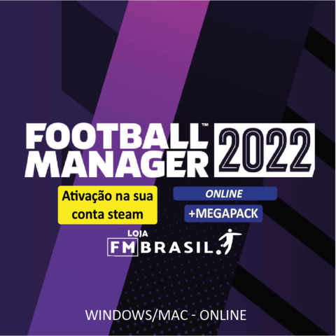 Football Manager 2024 Original Português Steam + Brasil Mundi Up FM 2024