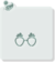 Stencil para biscoito Coelho com óculos cenoura Meu Estêncil