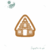 Stencil para biscoito Mini casinha ginger 3 Meu Estêncil