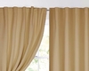 Jgo De Cortinas Blackout Engomado 120cm Largo Bloquea 100%