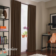 Juego De Cortinas Blackout Textil Presillas Ocultas 210cm Largo en internet