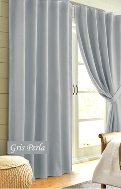 Cortinas Black Out 100% BLOQUEANTES GRIS