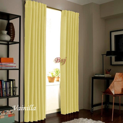 Imagen de Jgo De Cortinas Blackout Textil 120cm Largo Presillas Oculta