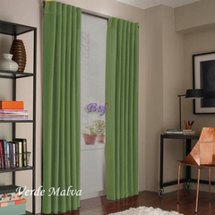 Juego De Cortinas Blackout Textil Presillas Ocultas 210cm Largo - tienda online