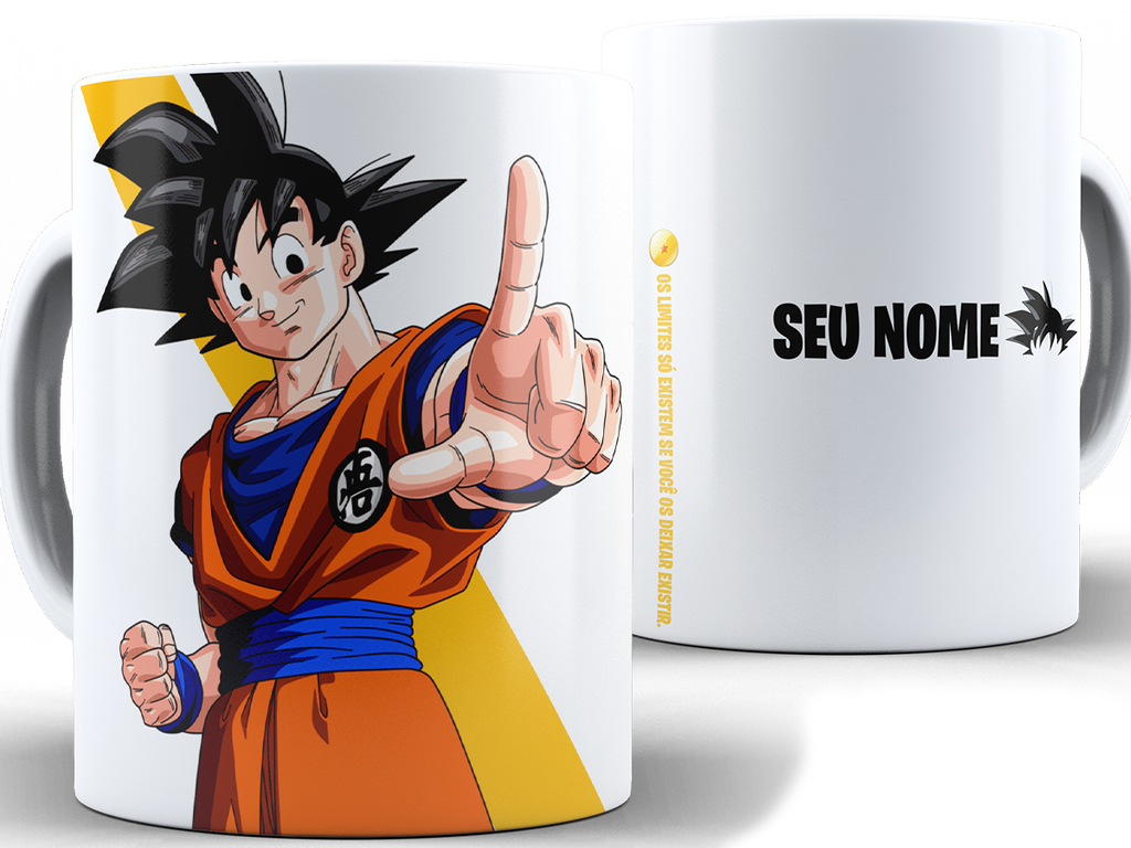 Caneca Xícara Dragon Ball Z Goku E Personagens Do Desenho