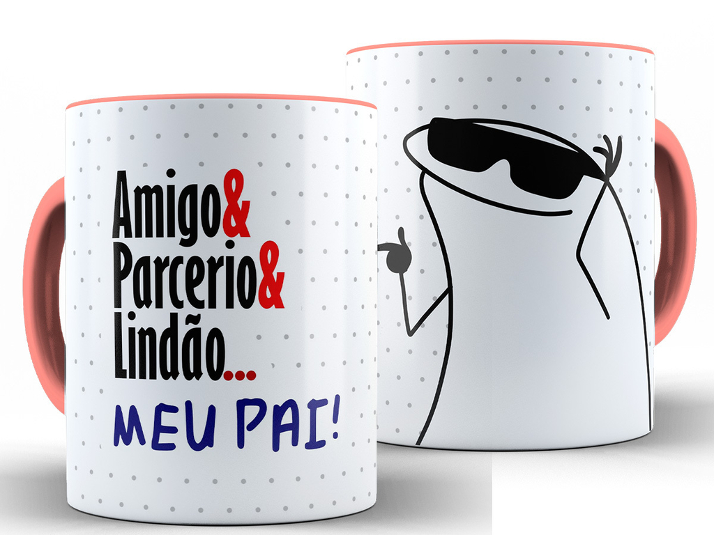 Caneca Personalizada Meme Flork - Aqui para sua Opinião