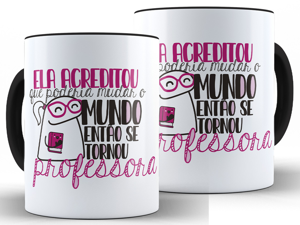 Caneca De Aniversario Flork Meme 325 Ml De Porcelana