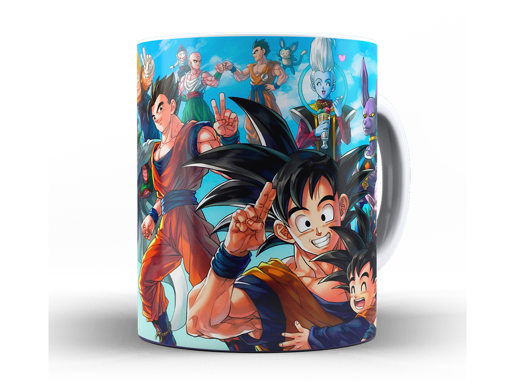 Caneca Cerâmica Café Goku Desenho Dragon Ball Z Decoração