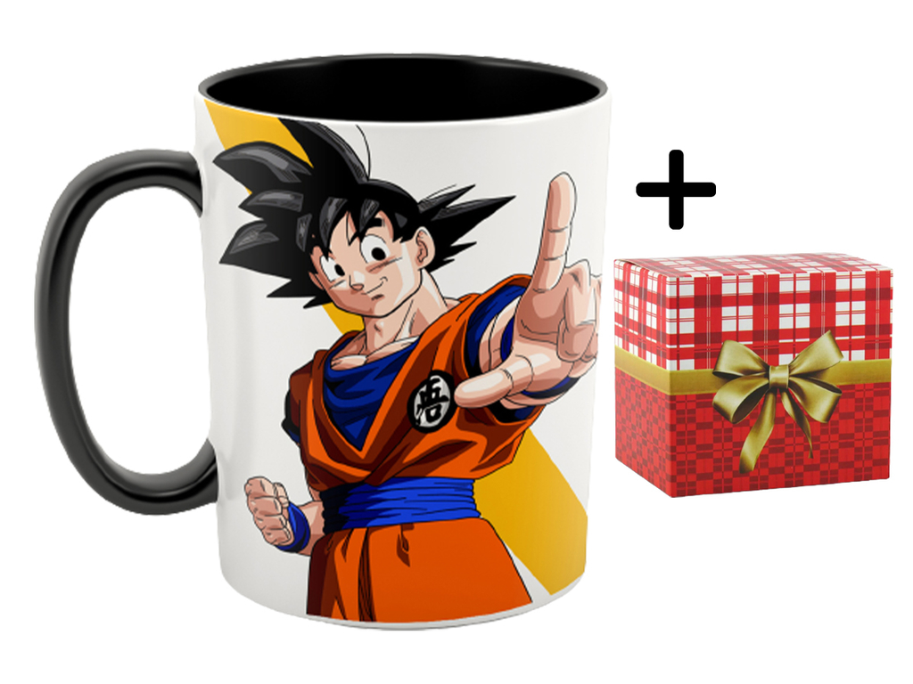 Caneca Cerâmica Café Goku Desenho Dragon Ball Z Decoração