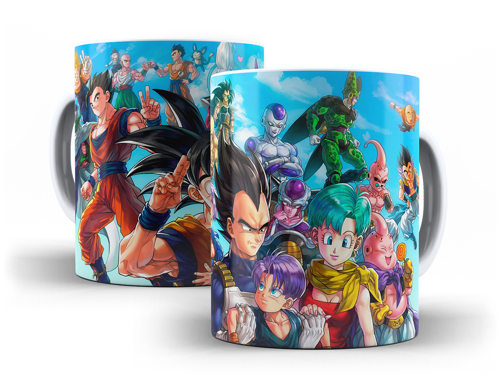 Caneca Personalizada Dragon Ball Z Goku Super Sayajin Azul