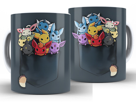 Tasse Pokémon 325 ml - Trio Pokémon - Pokemon