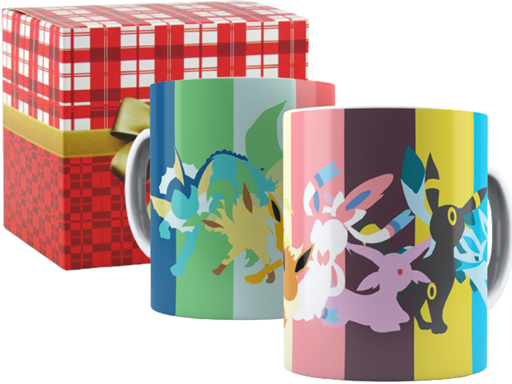 Caneca Gengar Pokémon 325ml Porcelana Preto + Caixa Brinde