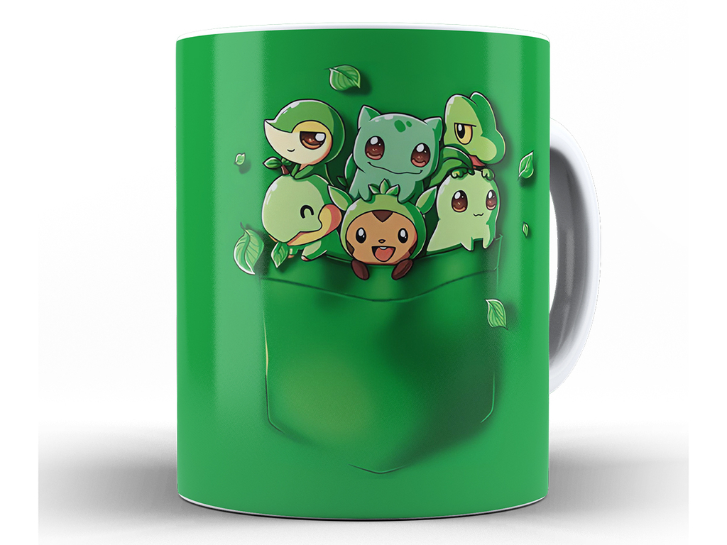 Pokemon - Caneca de cerâmica tipo água Pokémon ㅤ