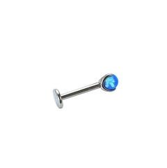 Labret opala azul 8mm.