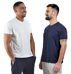 CAMISETA POÁ MASCULINA - AZUL NAVY