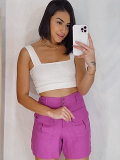 CROPPED FAIXA - OFF WHITE