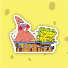 Sticker Bob Esponja y Don Patricio M11