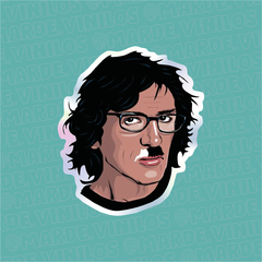 Sticker Tornasolado "Charly García"