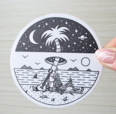 Sticker Redondo Esqueleto (P1) - comprar online