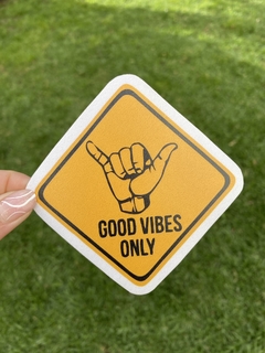 Sticker "Good vibes only" (A9) en internet