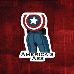 Sticker Marvel "America´s ass"