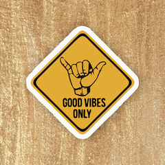 Sticker "Good vibes only" (A9)