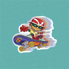 Sticker Tornasolado "Rocket power - Otto"