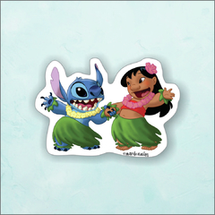 Sticker Lilo y Stitch (L8)