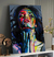 Quadro Pintura Mulher Abstrata Moderna - comprar online