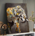 Quadro Pintura Elefante Fragmentado Colorido - Decore Premium | A Melhor Loja Para Comprar Quadros Decorativos no Brasil