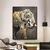 Quadro Pintura Elefante Fragmentado Colorido - comprar online
