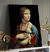 Quadro Decorativo Ermine Da Vinci na internet