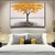 Quadro Decorativo Árvore Amarela