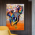 Quadro Arte Elefante Abstrato Colorido