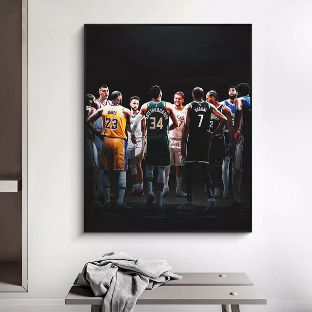 Quadro Escultura de Parede Releitura Jogador de Basquete K - Camicado