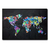 Quadro Mapa Mundi Grafite na internet