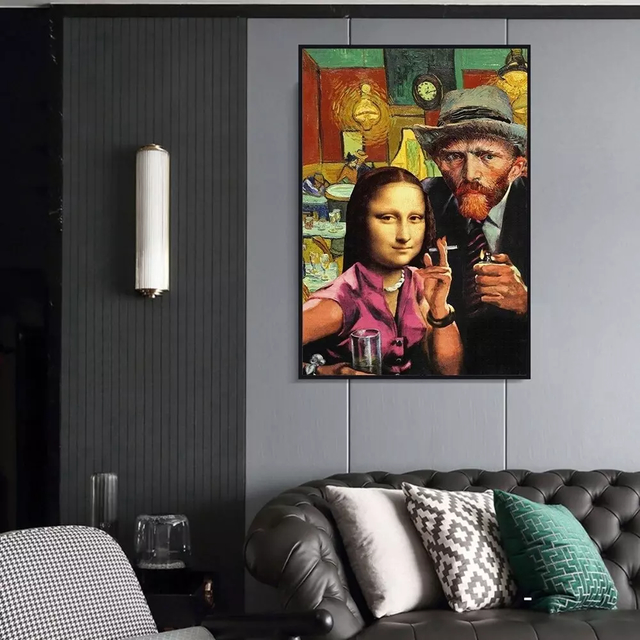 Quadro Monalisa Beer 21x30 cm - Jeann Store Decor