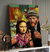 Quadro Monalisa e Van Gogh no Bar - loja online