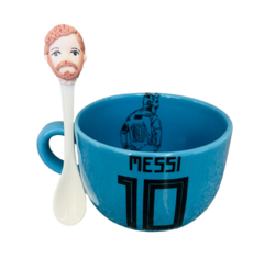 MESSI CON CUCHARA ARTESANAL