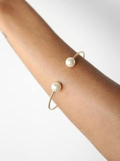 BRACELETE ARO COM PEROLA - comprar online