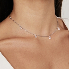 CHOKER GOTAS ZIRCONIA