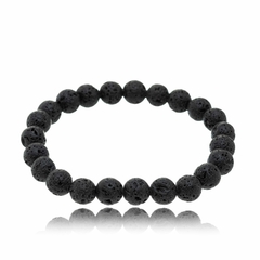 PULSEIRA MASCULINA PEDRA VULCANICA - comprar online