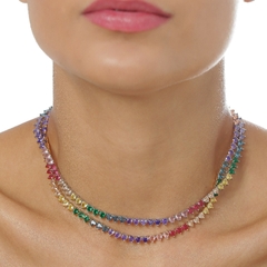 CHOKER RIVIERA CANDY COLOR CORAÇÃO 3 GARRAS - loja online